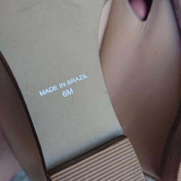 Matisse Blush all Leather Wedge Sandal size 6M - Picture 10 of 12